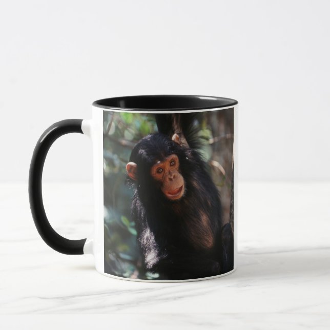 Junger Schimpanse Tasse (Links)