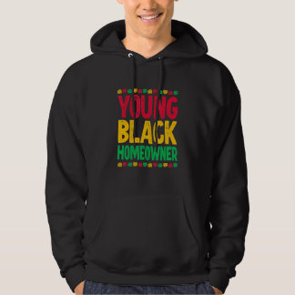 Junger schwarzer Hausbesitzer 2 Hoodie