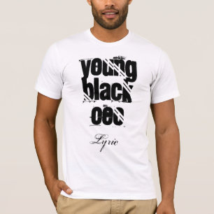 Junger Schwarzes CEO T-Shirt
