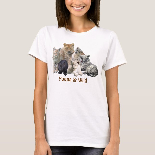 Junger u. wilder Kunst-T - Shirt (Vorderseite)