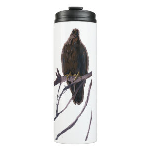 Junger Weißkopfseeadler  Thermosbecher