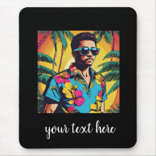 Jüngere hawaiianische Männer Mousepad