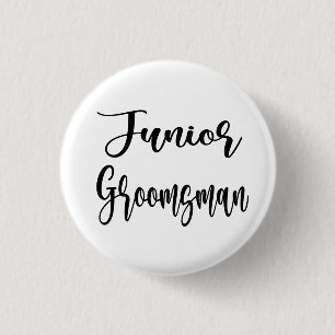 Jüngerer Bräutigam-Button Button