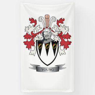 Junges Familienwappen-Wappen Banner