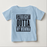 Junge's gerade aus meinem Momma Funny Kid T-Shirt<br><div class="desc">Boy's Straight Outta My Momma Funny Kid T-Shirt von BOLO Designs.</div>
