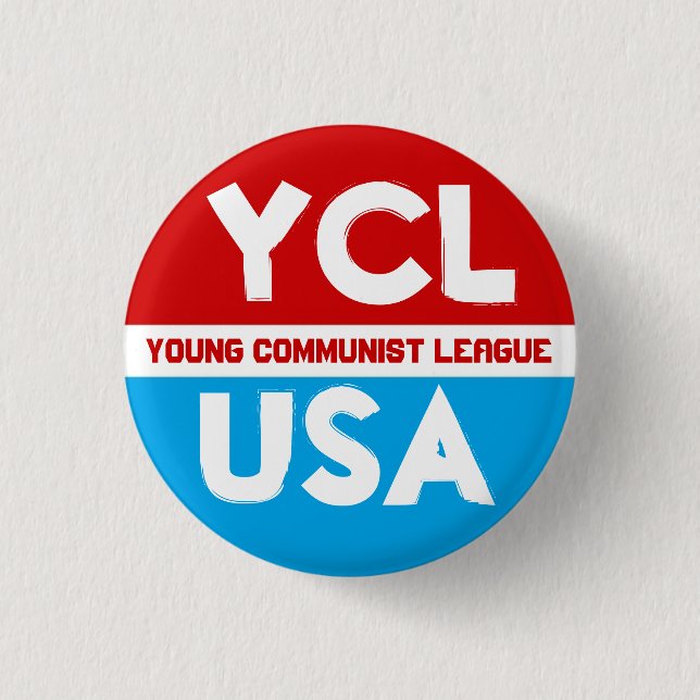 Junges kommunistisches Button der Liga-(YCLUSA) (Vorderseite)
