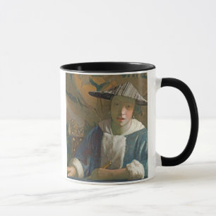 Junges Mädchen mit einer Flöte, c.1665-70 Tasse