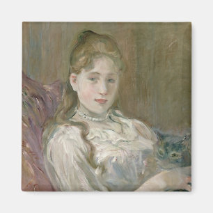 Junges Mädchen mit Katze, 1892 Magnet