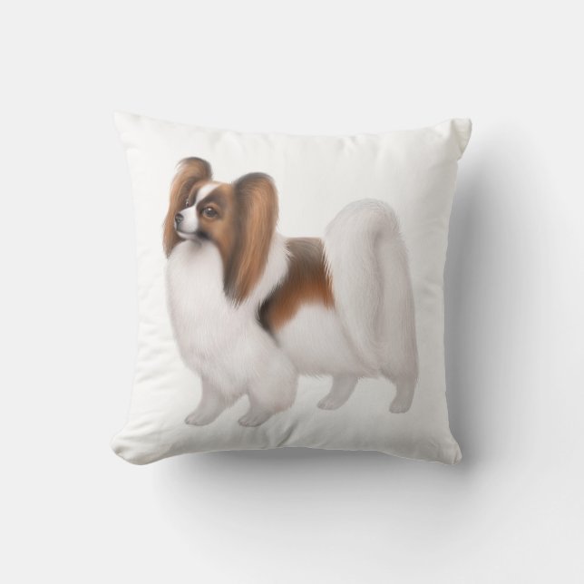 Junges Papillon Hundekissen Kissen (Vorderseite)