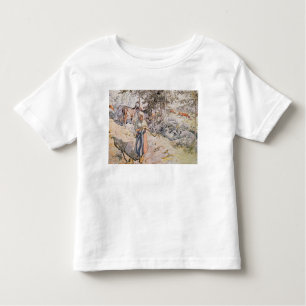 Junges spinnendes Mädchen, 1905 Kleinkind T-shirt