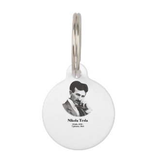 Junges Tesla Haustiermarke