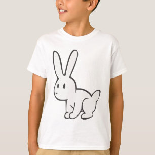 Junges und niedliches weißes Kaninchen T-Shirt