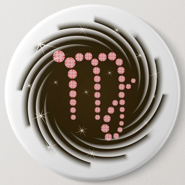 Jungfrau 23. August bis 23. September Buttons (Vorderseite)