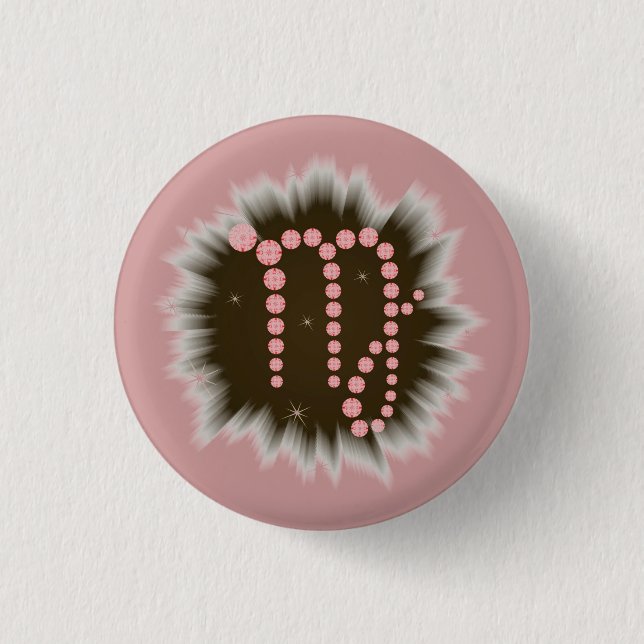 Jungfrau 23. August bis 23. September Buttons (Vorderseite)