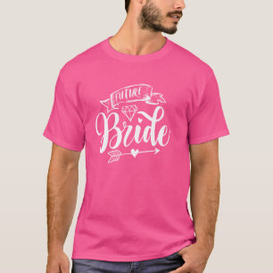 Jungfrau Braut Verlobte Frau Junggesellinnenabschi T-Shirt