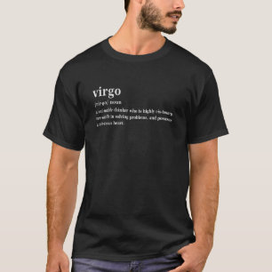 Jungfrau-Definition Ästhetik Astrologie-Geschenk T-Shirt