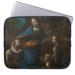 Jungfrau der Felsen durch Leonardo da Vinci Laptopschutzhülle