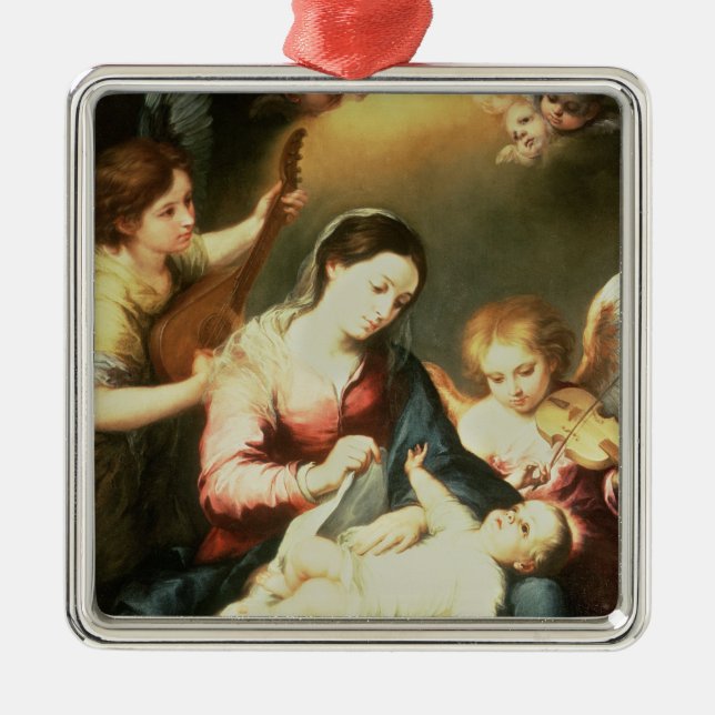 Jungfrau der Swaddling Kleidung Ornament Aus Metall (Vorne)