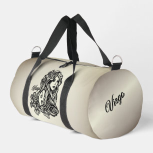 Jungfrau Die Jungfrau Zodiac Gold Duffle Bag