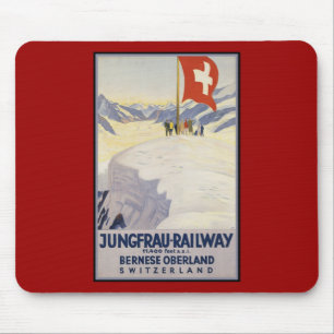 Jungfrau-Eisenbahn Bernese oberland Mousepad