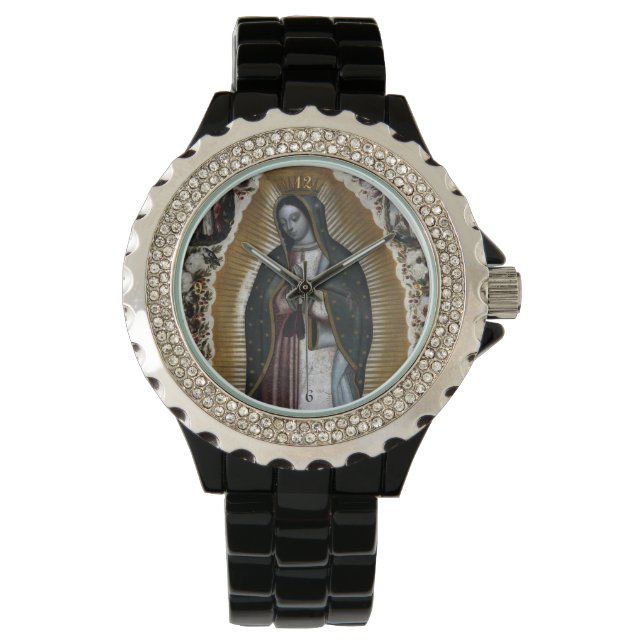 Jungfrau Guadalupe, unsere Dame Armbanduhr (Vorderseite)