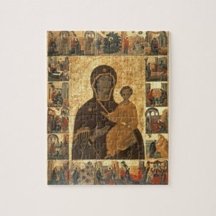 Jungfrau Hodegetria Ikone von Smolensk, c.1450