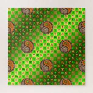 Jungfrau & Holz-Drache