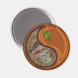 Jungfrau & Holzschlange Magnet