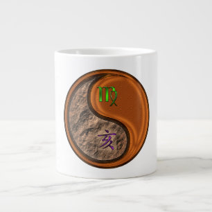 Jungfrau & Holzschwein Jumbo-Tasse