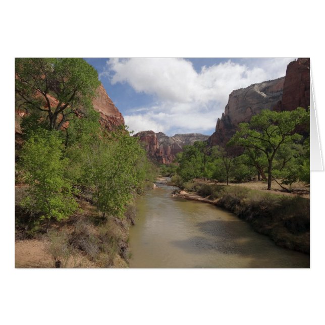 Jungfrau im Frühjahr im Zion-Nationalpark (Vorderseite (Horizontal))