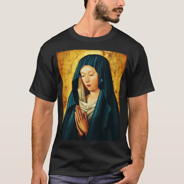 Jungfrau im Gebet von Riga T-Shirt (Vorderseite)