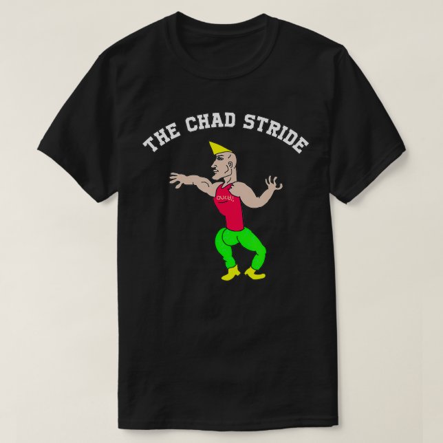 Jungfrau im Tschad im Stich gegen den Tschad T-Shirt (Design vorne)