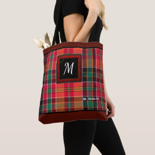 Jungfrau Islands Flag St. Croix USVI Monogram Madr Tasche