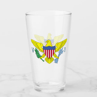 Jungfrau Islands Flaggenglas-Cup Glas