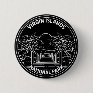 Jungfrau Islands National Park Monoline Button