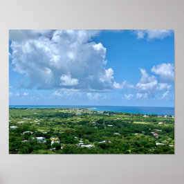Jungfrau Islands St Croix Sandy Point USVI Foto Poster