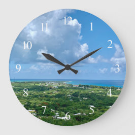 Jungfrau Islands St. Croix Sandy Point USVI Große Wanduhr