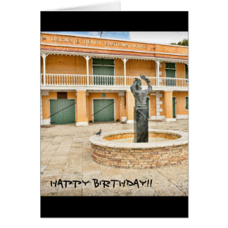 Jungfrau Islands St Croix USVI Happy Birthday Card