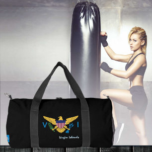 Jungfrau Islands Travel Tasche, Flagge der US-Jung Duffle Bag