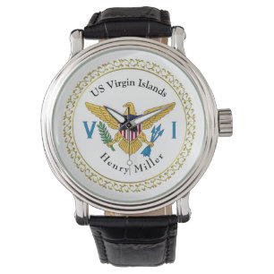 Jungfrau Islands Tropical Personalize Armbanduhr
