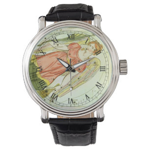 Jungfrau Jungfrau Antike Konstellation Urania's Sp Armbanduhr