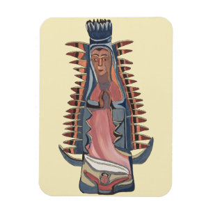 Jungfrau Jungfrau Mary Our Lady of Guadalupe Maler Magnet
