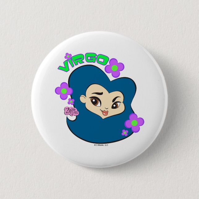 Jungfrau-Knopf Button (Vorderseite)