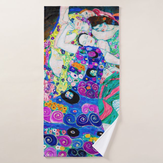 Jungfrau (Mädchen), Gustav Klimt Badehandtuch (Badehandtuch)