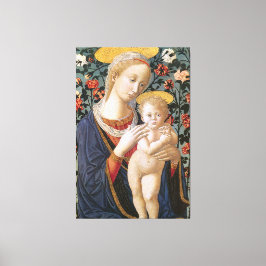 Jungfrau Madonna und Kind Jesus Leinwanddruck