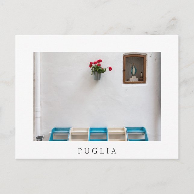 Jungfrau Maria Altar in Puglia Postkarte (Vorderseite)