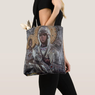 Jungfrau Maria Dreihand-Ikone religiös Tasche