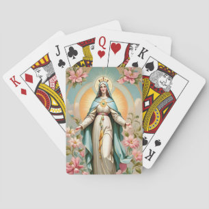 Jungfrau Maria Spielkarten, Poker Karten Spielkarten