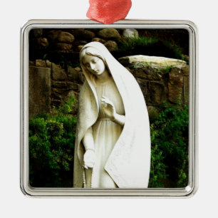 Jungfrau Maria Statue Ornament Aus Metall
