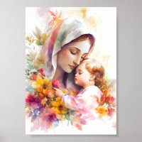 Jungfrau Maria und Jesuskind Madonna Heilige Mutte